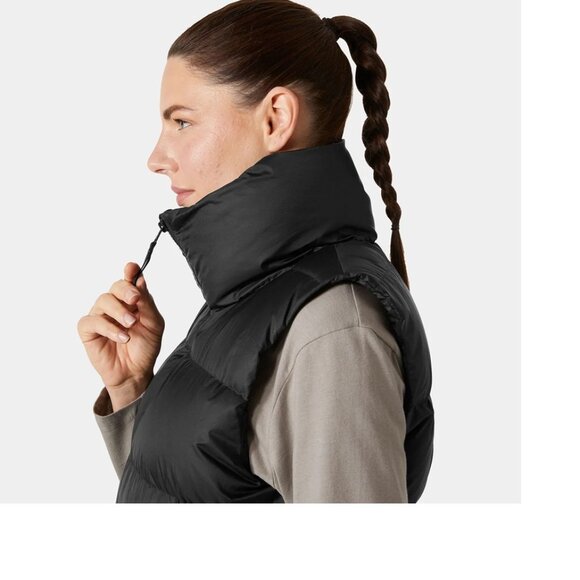 Helly Hansen Women's Essence 600 Fill Power Down Vest black size Small - Picture 1 of 5